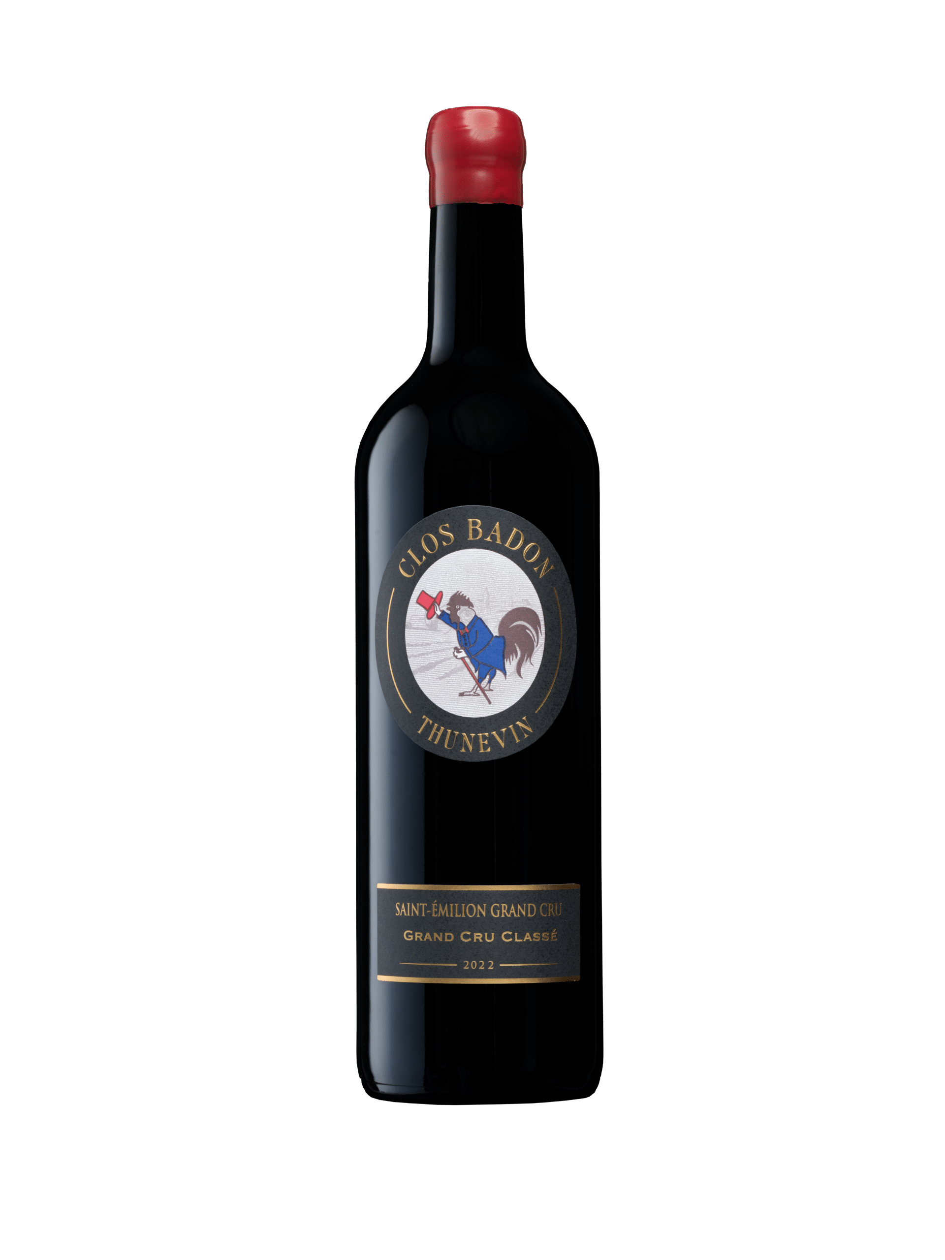 Bouteille de Clos Badon-Thunevin, millésime 2022
